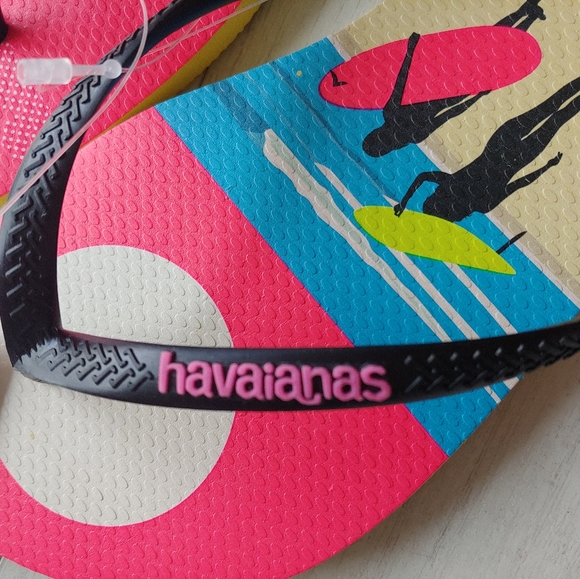 Havaianas Surfer Girl Flip Flops NEW - Picture 4 of 5